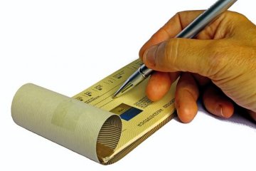 ファイトマネーの小切手