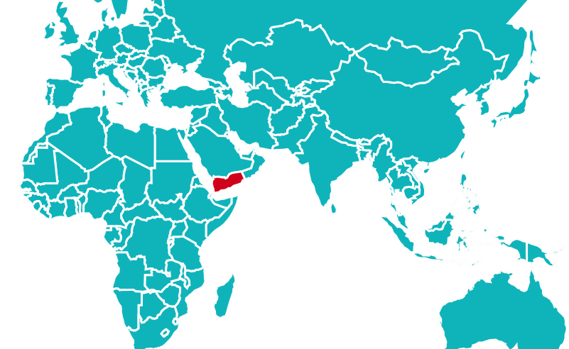 プリズンブレイクS5 -イエメン地図